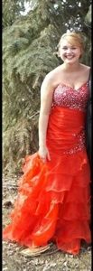 Red prom dress